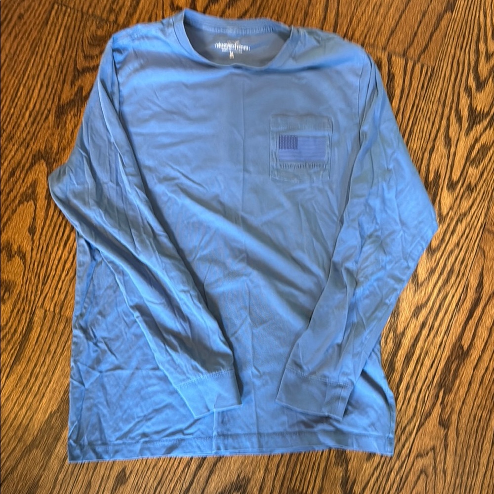Vineyard Vines Blue Long Sleeve Tee